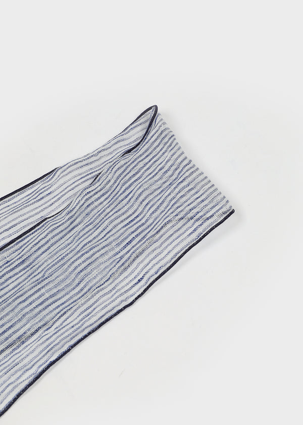 Roruto Striped Scarf (100% Linen)