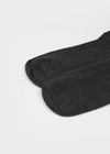 Ribbed Cotton-Spandex Crew Socks
