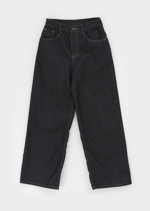 Deansi Non-fade Raw Balloon Denim Pants