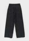Deansi Non-fade Raw Balloon Denim Pants