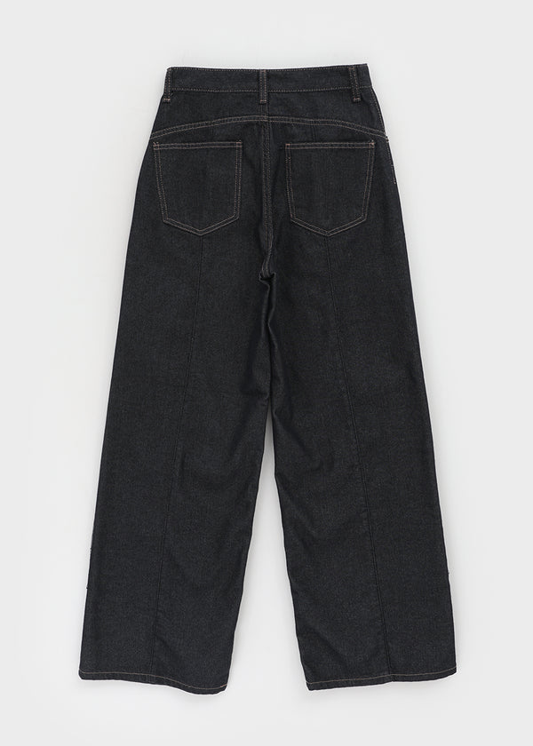 Deansi Non-fade Raw Balloon Denim Pants
