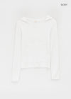 Ppoia U-Neck Long Sleeve Hoodie