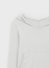 Ppoia U-Neck Long Sleeve Hoodie