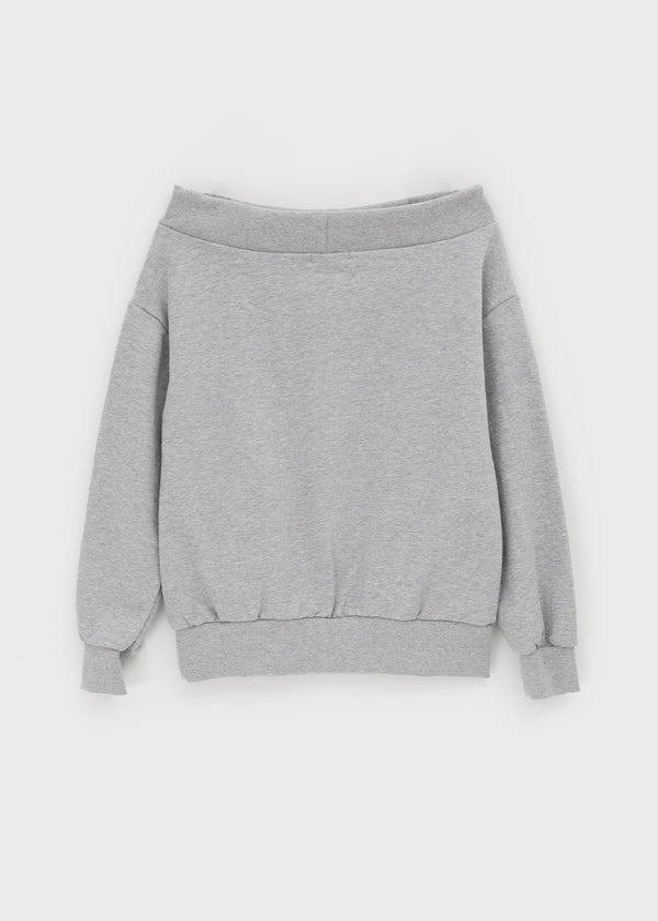 Lecha Strap Off-shoulder Man-to-man