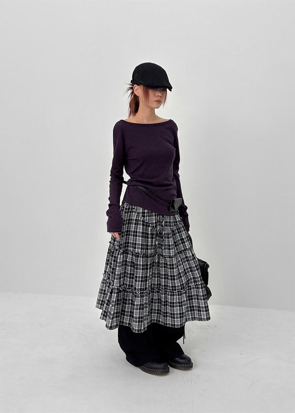 Klung Back Pocket Bootcut Cotton Pants