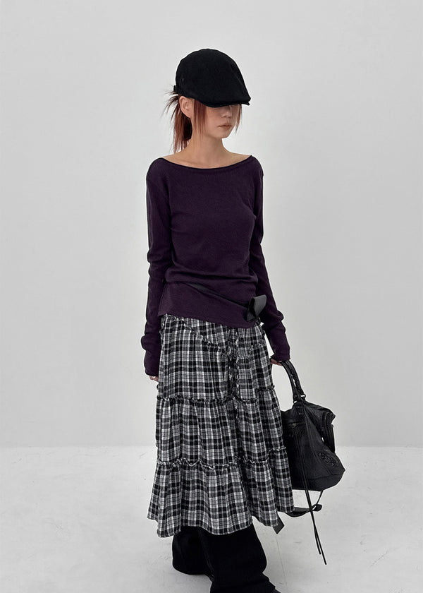 Klung Back Pocket Bootcut Cotton Pants