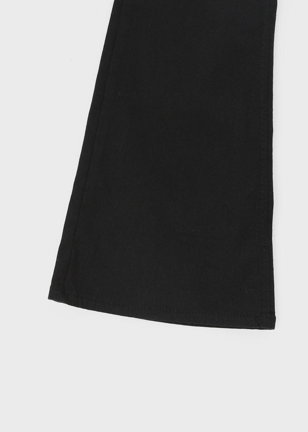 Klung Back Pocket Bootcut Cotton Pants