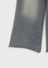 Oladi Washed Wide Bootcut Denim Pants