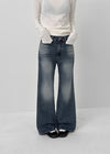 James Wide Bootcut Denim Pants
