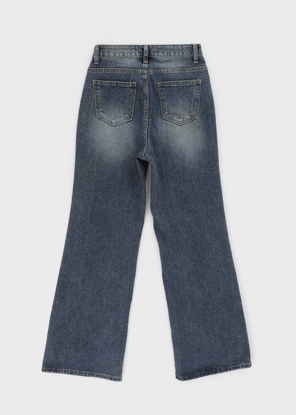 James Wide Bootcut Denim Pants
