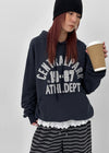 Disecil Loose Fit Patch Hoodie
