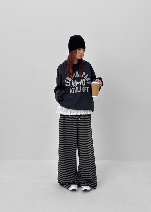 Disecil Loose Fit Patch Hoodie