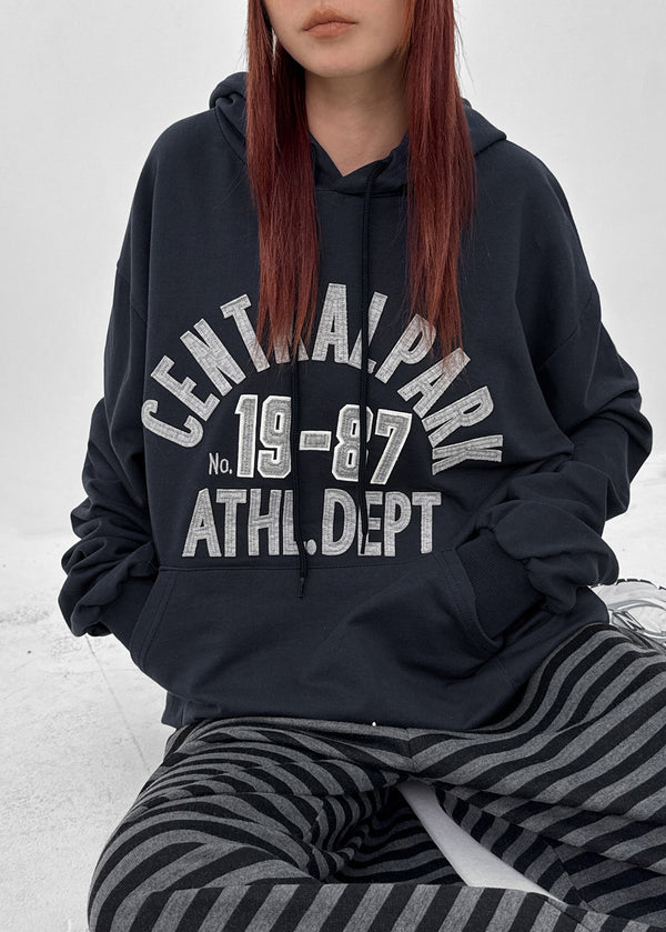 Disecil Loose Fit Patch Hoodie