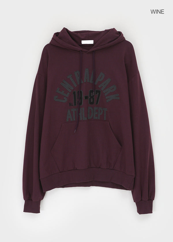 Disecil Loose Fit Patch Hoodie