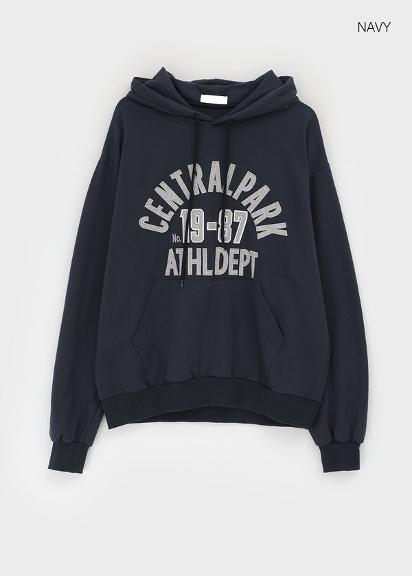 Disecil Loose Fit Patch Hoodie