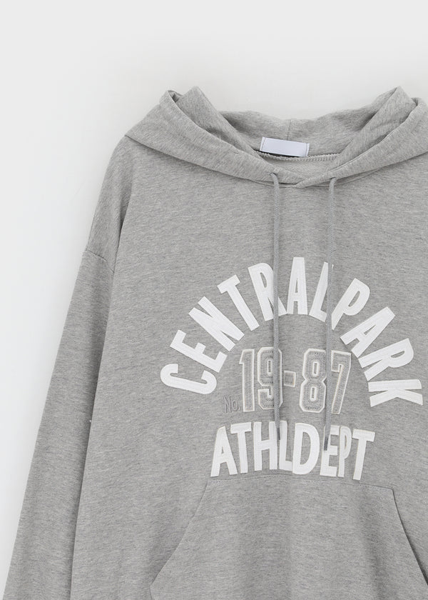 Disecil Loose Fit Patch Hoodie