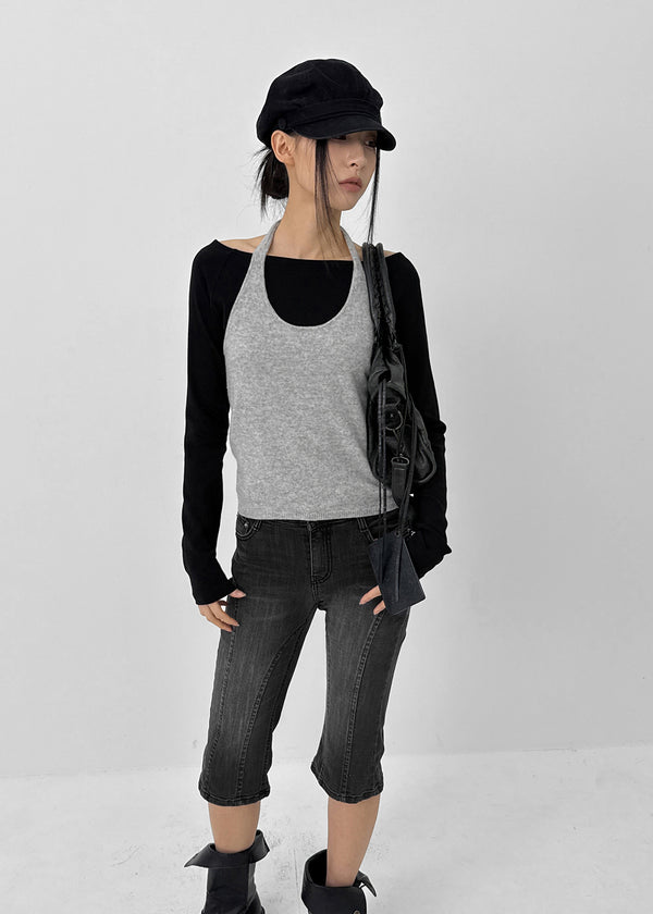 Paloi Knit Halter Sleeveless (100% Wool)