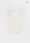 Paloi Knit Halter Sleeveless (100% Wool)