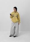 (UNISEX) Furry Overfit Jogger Banding Pants
