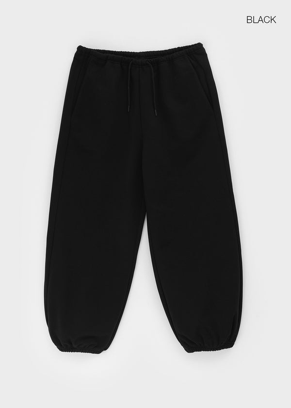 (UNISEX) Furry Overfit Jogger Banding Pants
