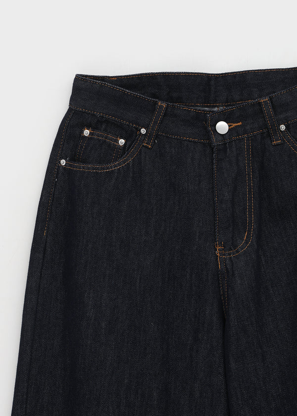 Kelube Bijo Raw Wide Denim Pants