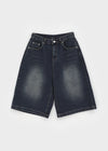 Deanjoy Washed Bermuda Denim Pants
