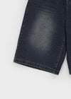 Deanjoy Washed Bermuda Denim Pants