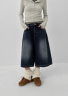 Deanjoy Washed Bermuda Denim Pants
