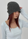 Isola Striped Knit Beanie