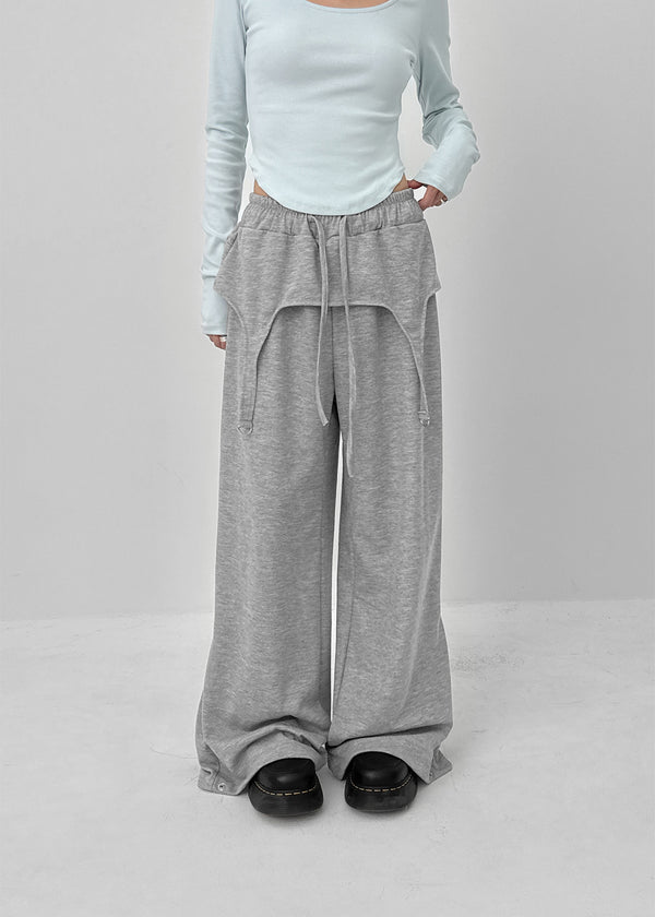 Benven Snap Button Layered Skirt Pants