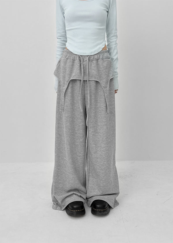Benven Snap Button Layered Skirt Pants