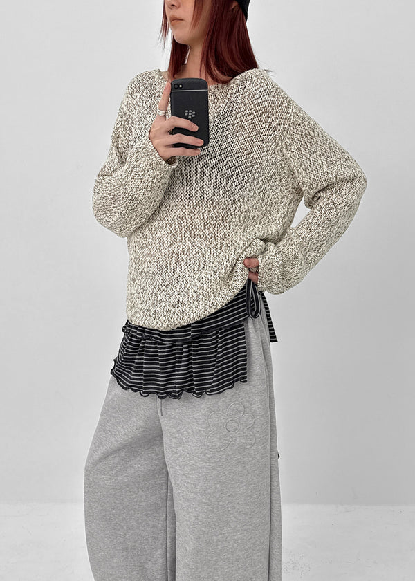 Kamiren Set - Boatneck Knit, Belt