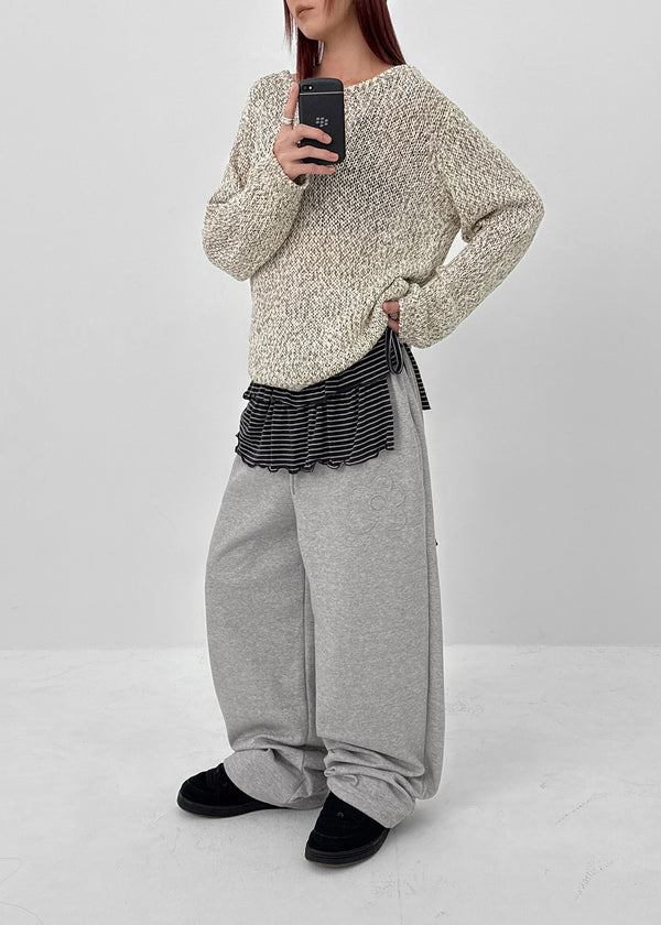 Otto Patch Check Color Block Banding Pants