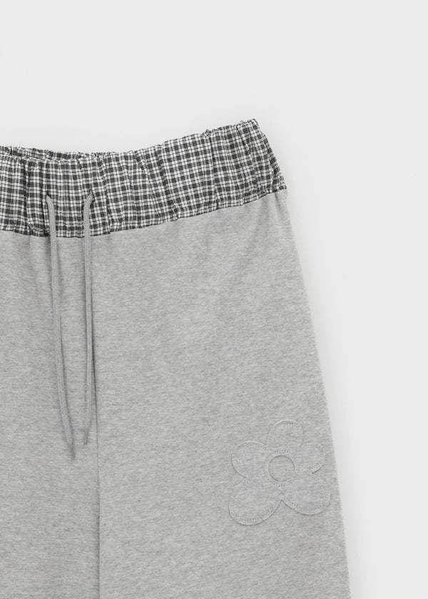 Otto Patch Check Color Block Banding Pants