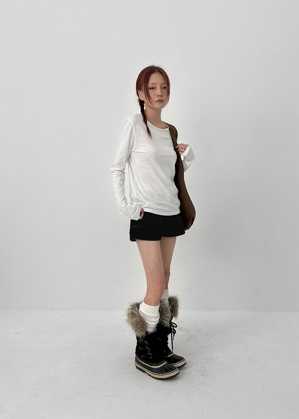 Dilua denim short pants