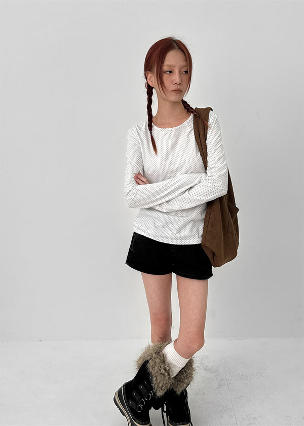 Dilua denim short pants