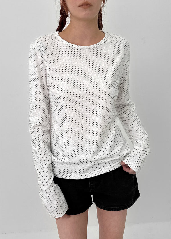 Loveable Basic Dot Long Sleeve T-shirt