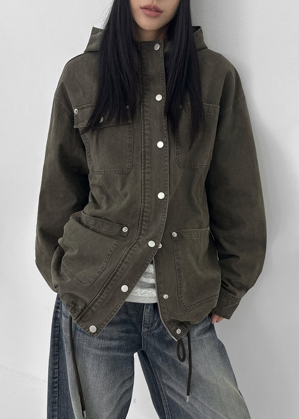 Kinya Printing Off-shoulder Man-to-man