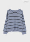 Tinda Stripe V-neck Knit