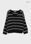 Tinda Stripe V-neck Knit