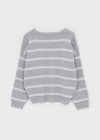 Tinda Stripe V-neck Knit