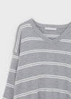 Tinda Stripe V-neck Knit