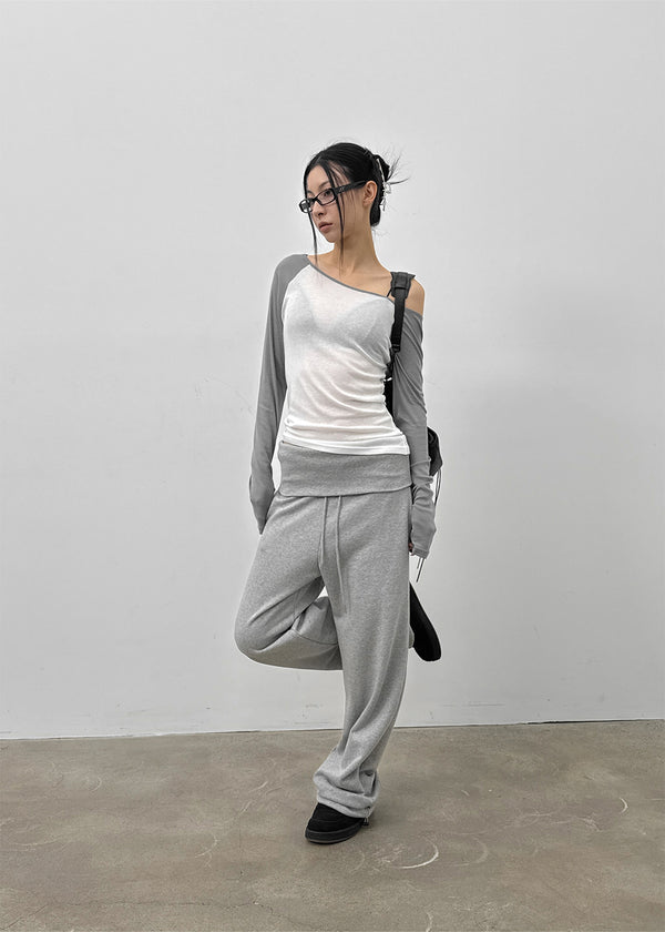 Datino Folding Wide Training Banding Pants