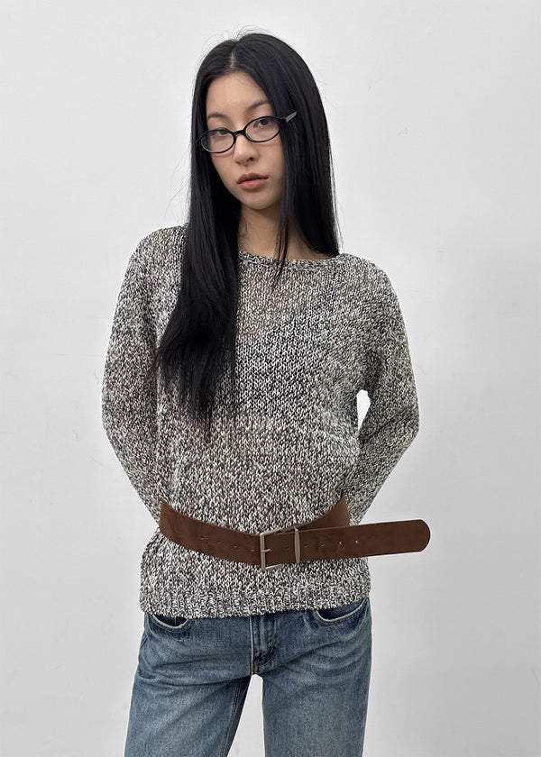 Kamiren Set - Boatneck Knit, Belt