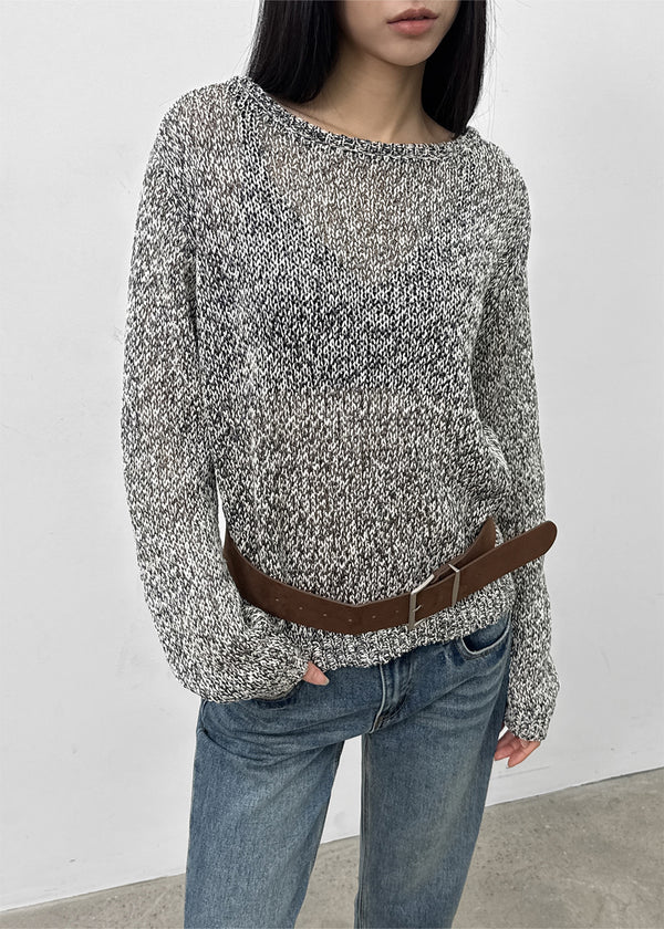 Kamiren Set - Boatneck Knit, Belt