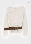Kamiren Set - Boatneck Knit, Belt