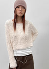 Cardin Hairy Crop Knit
