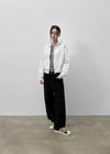 (UNISEX) Kelnom Stitch Wide Cotton Pants