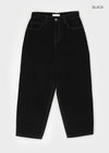 (UNISEX) Kelnom Stitch Wide Cotton Pants