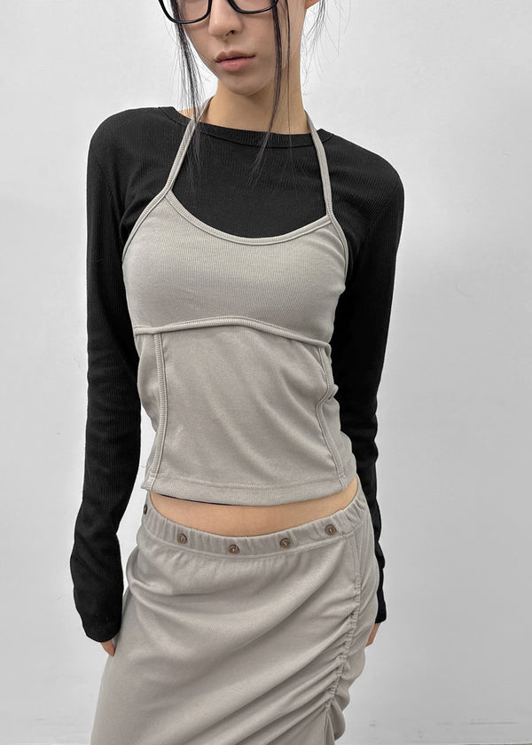 Lucky Set - Halter Neckline, Long Skirt